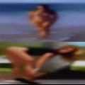 Sexy woman fucking chair